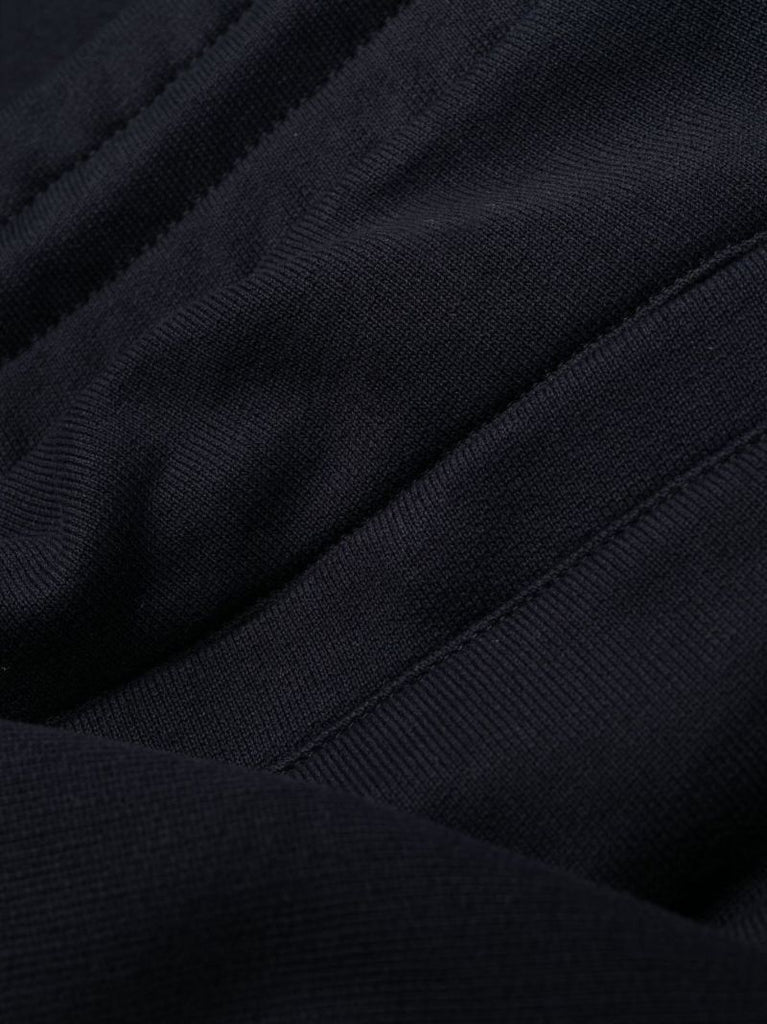Blue Stripe Cotton Track Pants