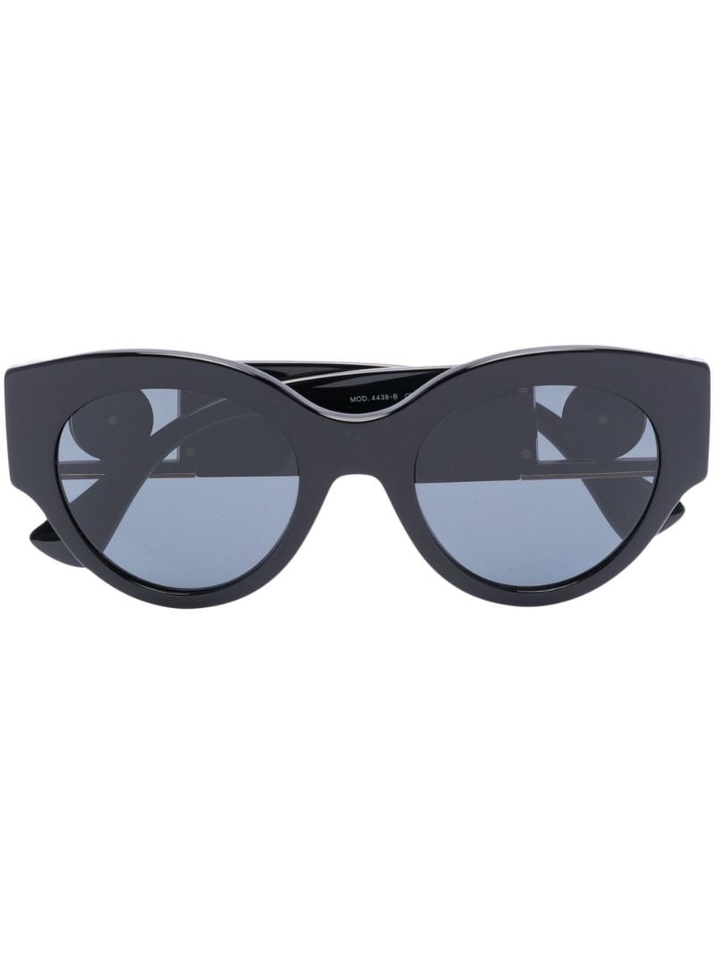 Black Medusa Head Plaque Sunglasses