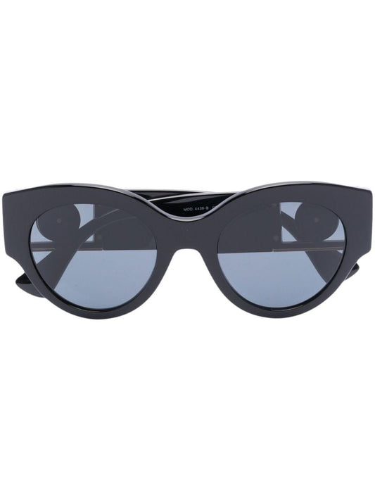 Black Medusa Head Plaque Sunglasses