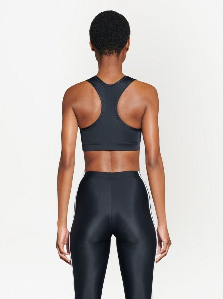 X Adidas Black Logo Sports Bra