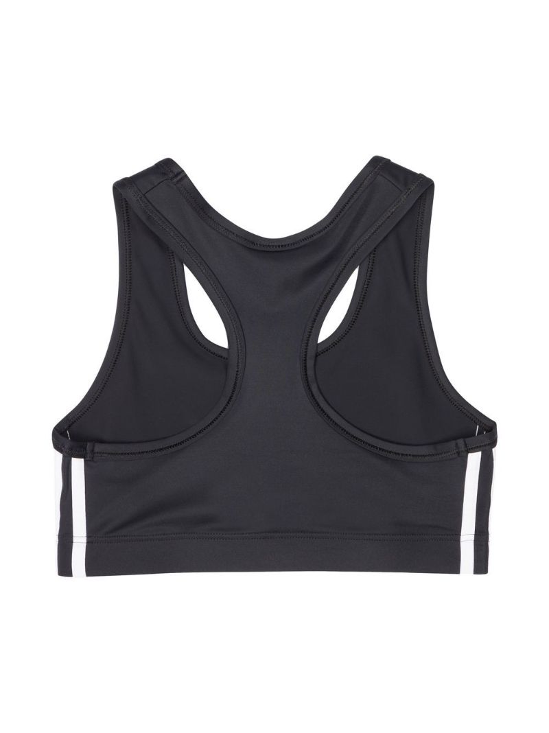 X Adidas Black Logo Sports Bra