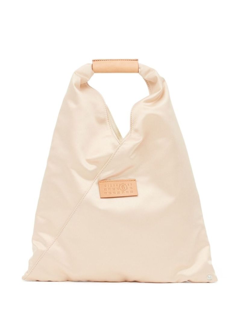 Neutral Logo Patch Tote Bag
