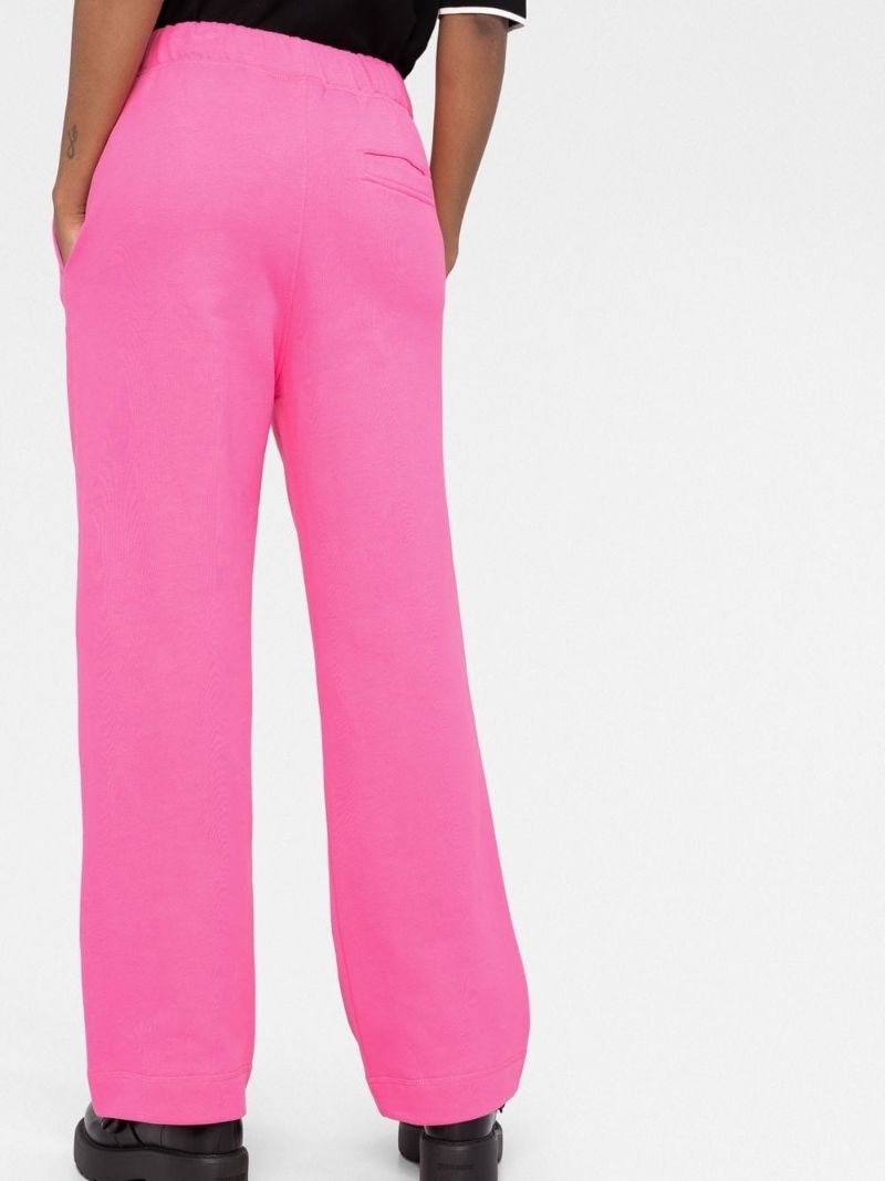 Pink Logo-embroidered Track Pants