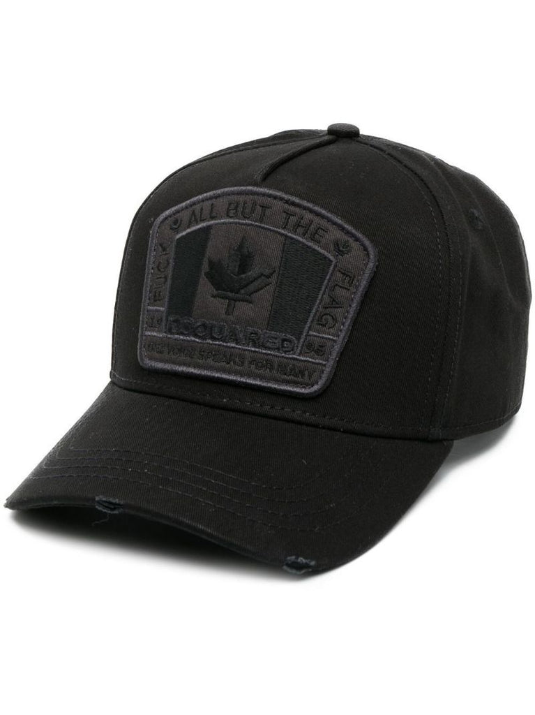 Black Logo Patch Cap