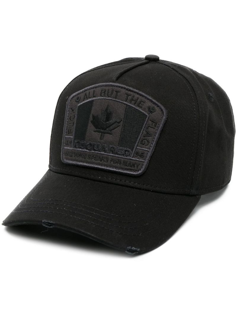 Black Logo Patch Cap