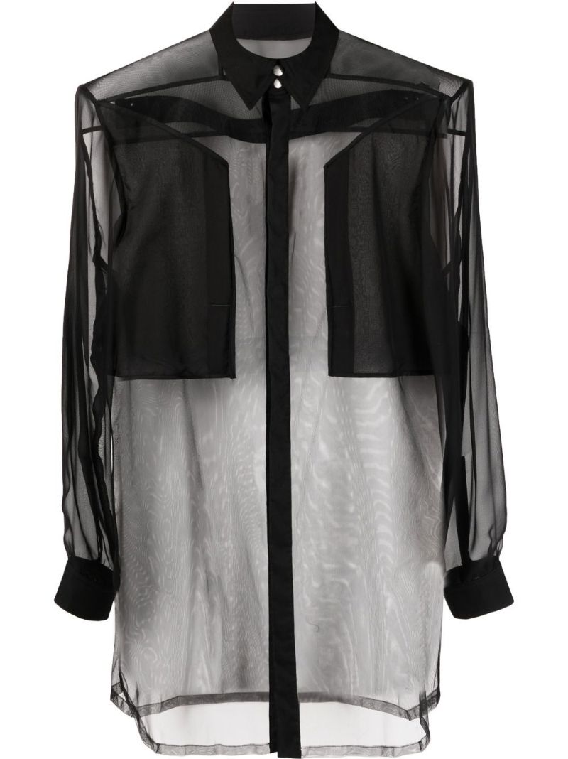 Black Fogpocket Long Sleeved Shirt