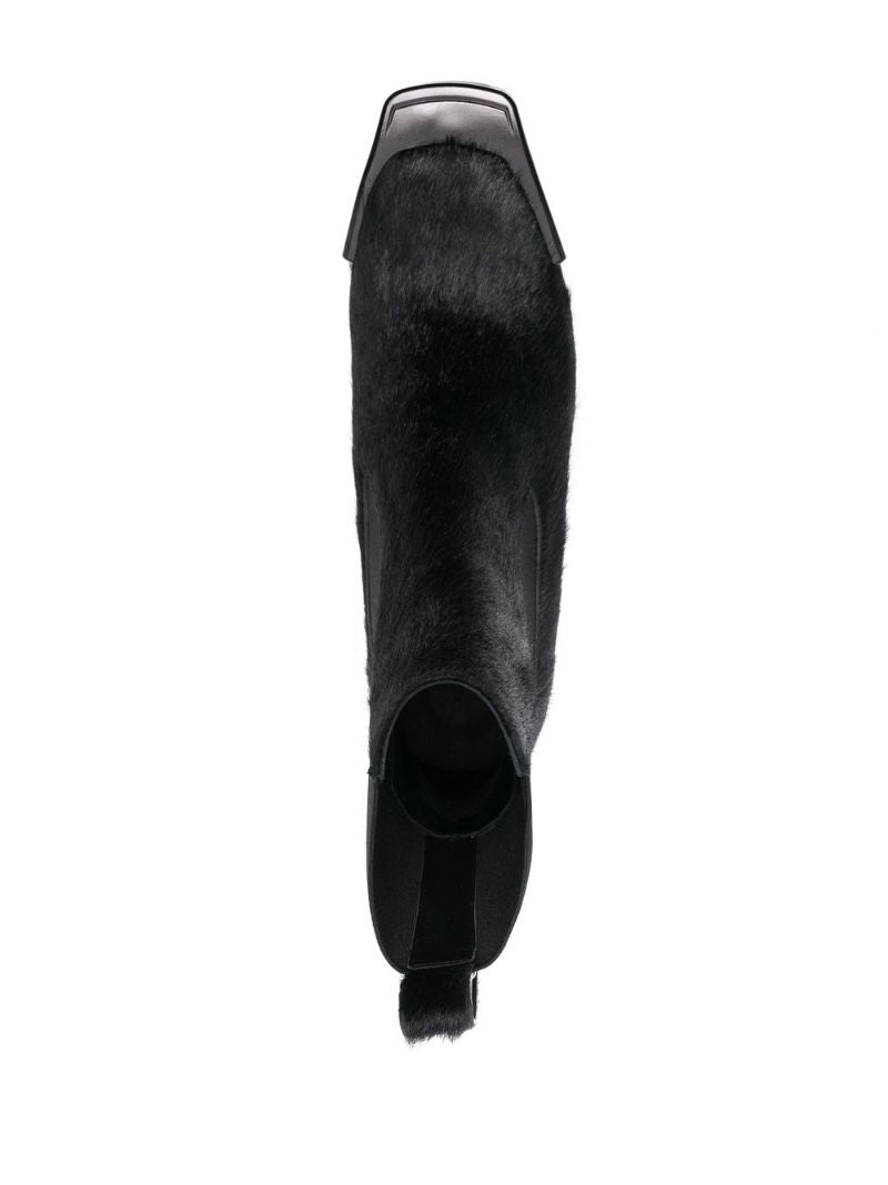 Black Grilled 100 Platform Boots