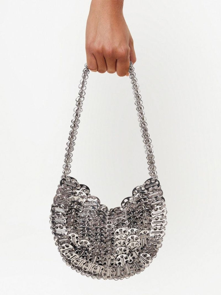 Silver-tone Moon 1969 Shoulder Bag