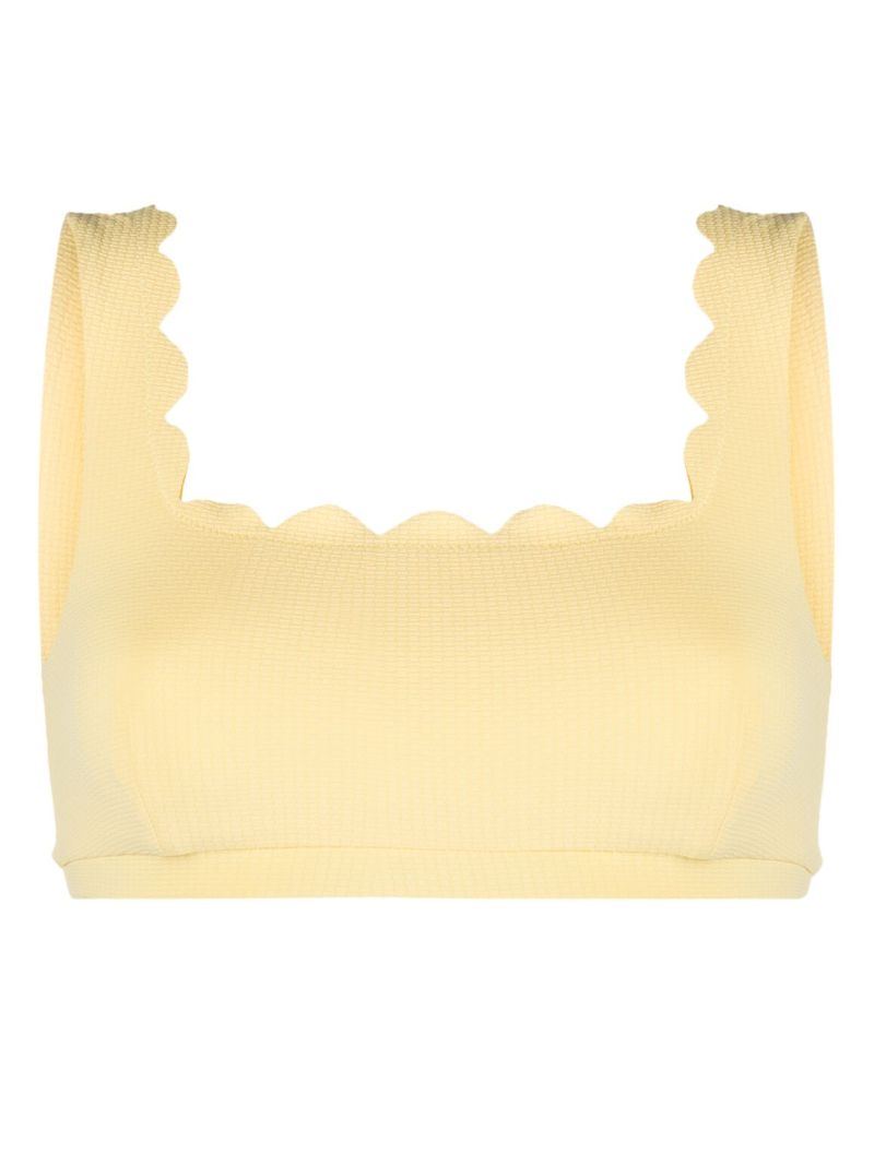 Yellow Palm Springs Bikini Top