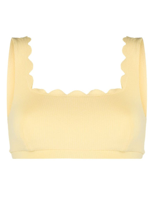 Yellow Palm Springs Bikini Top