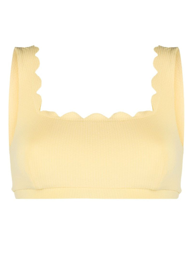 Yellow Palm Springs Bikini Top
