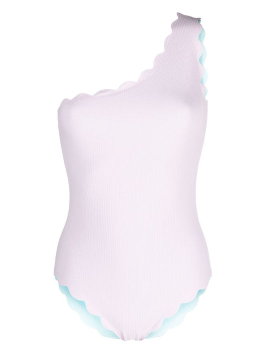 Purple Barbara One-shoulder Swimsuit