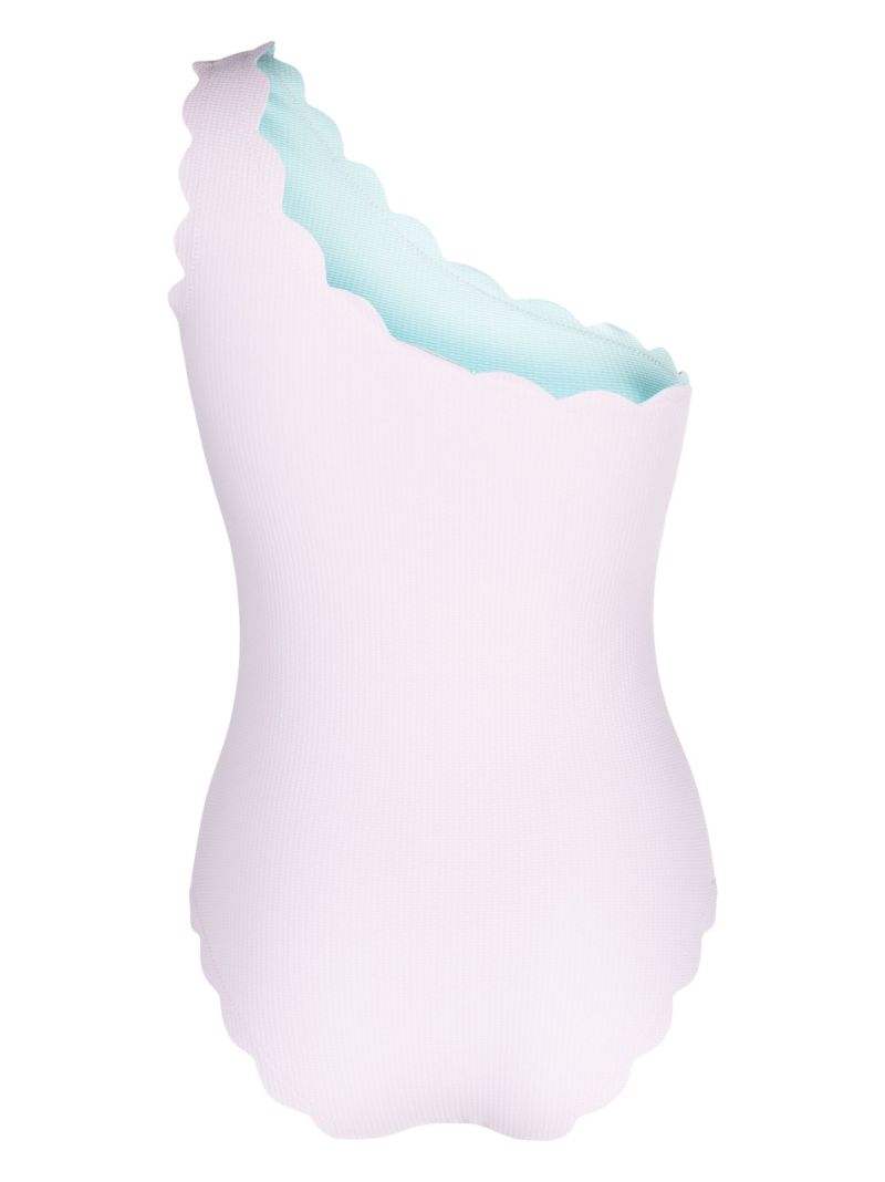 Purple Barbara One-shoulder Swimsuit