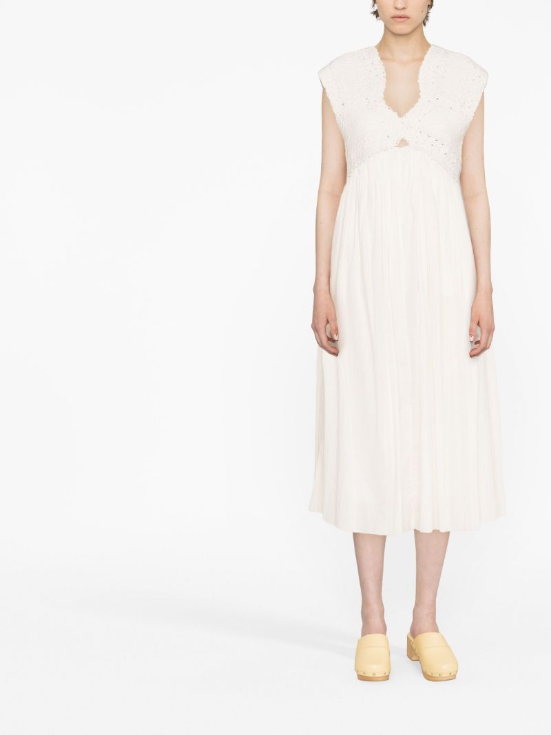White Camila Cotton Dress