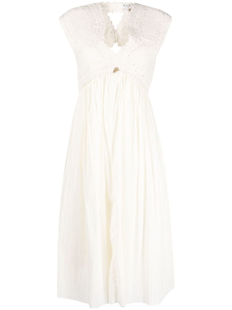 White Camila Cotton Dress