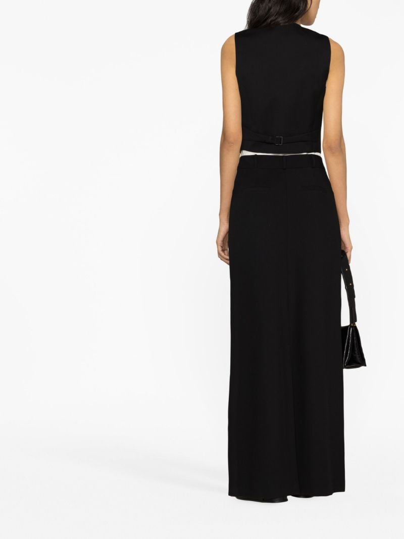 Black Wool Waistcoat