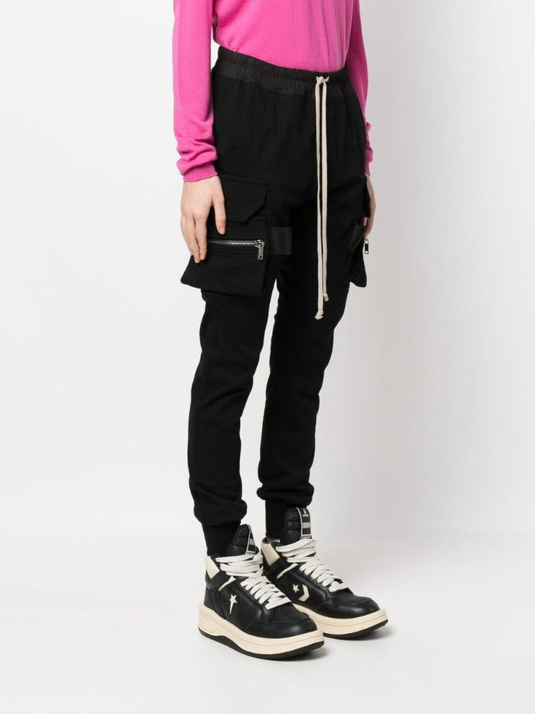 Black Mastodon Cotton Track Pants