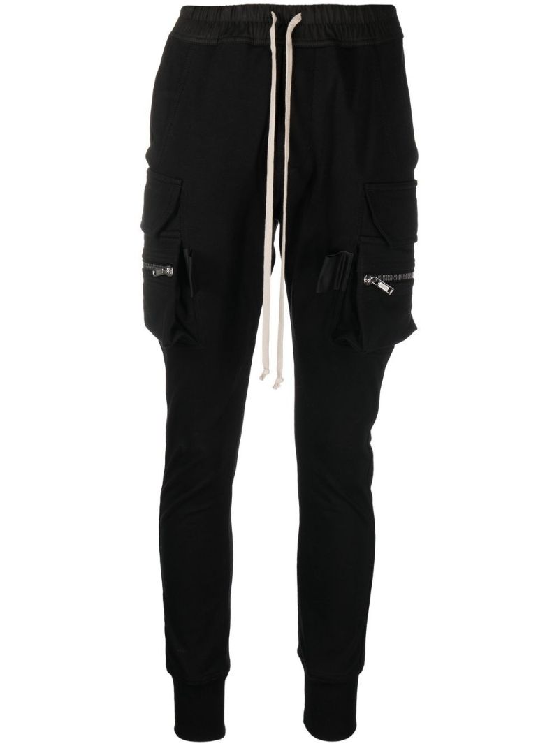 Black Mastodon Cotton Track Pants