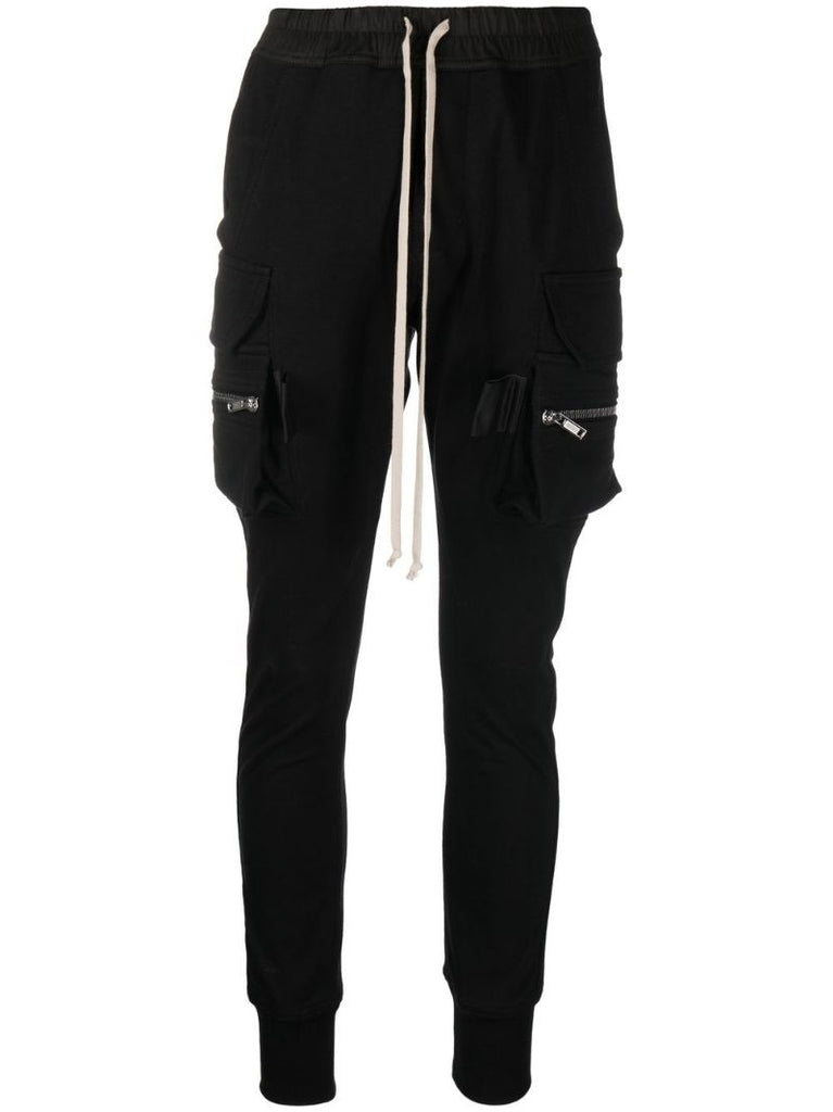 Black Mastodon Cotton Track Pants