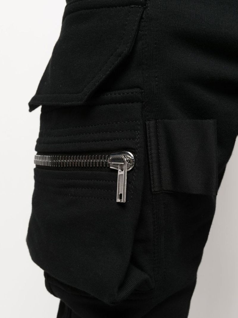 Black Mastodon Cotton Track Pants