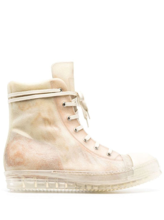 Neutral Edfu Distressed Sneakers