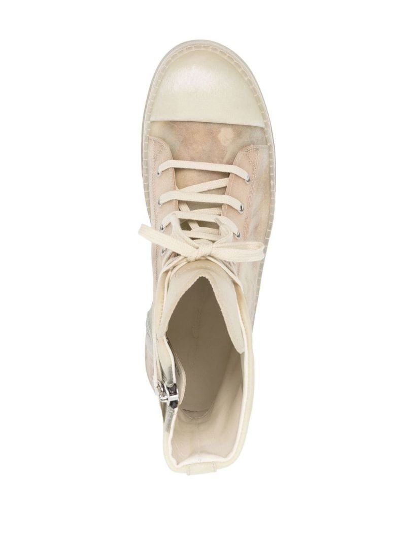 Neutral Edfu Distressed Sneakers