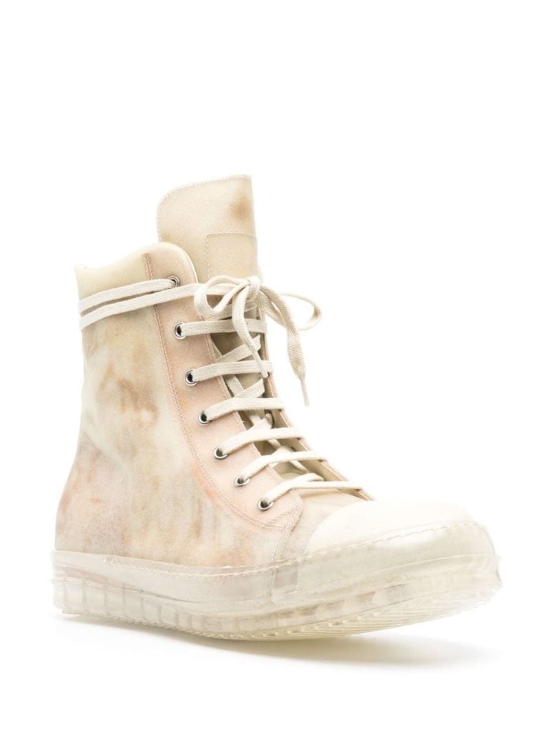 Neutral Edfu Distressed Sneakers
