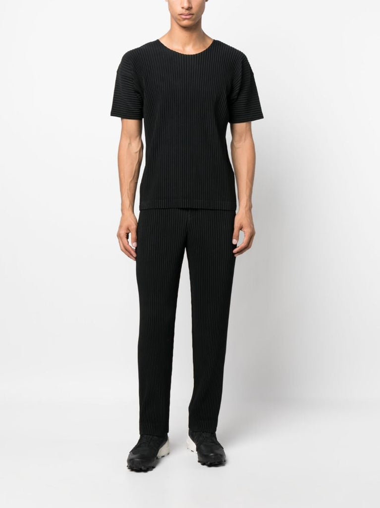 Black Basics PlissÃ_x0083_Â© Short-sleeve T-shirt