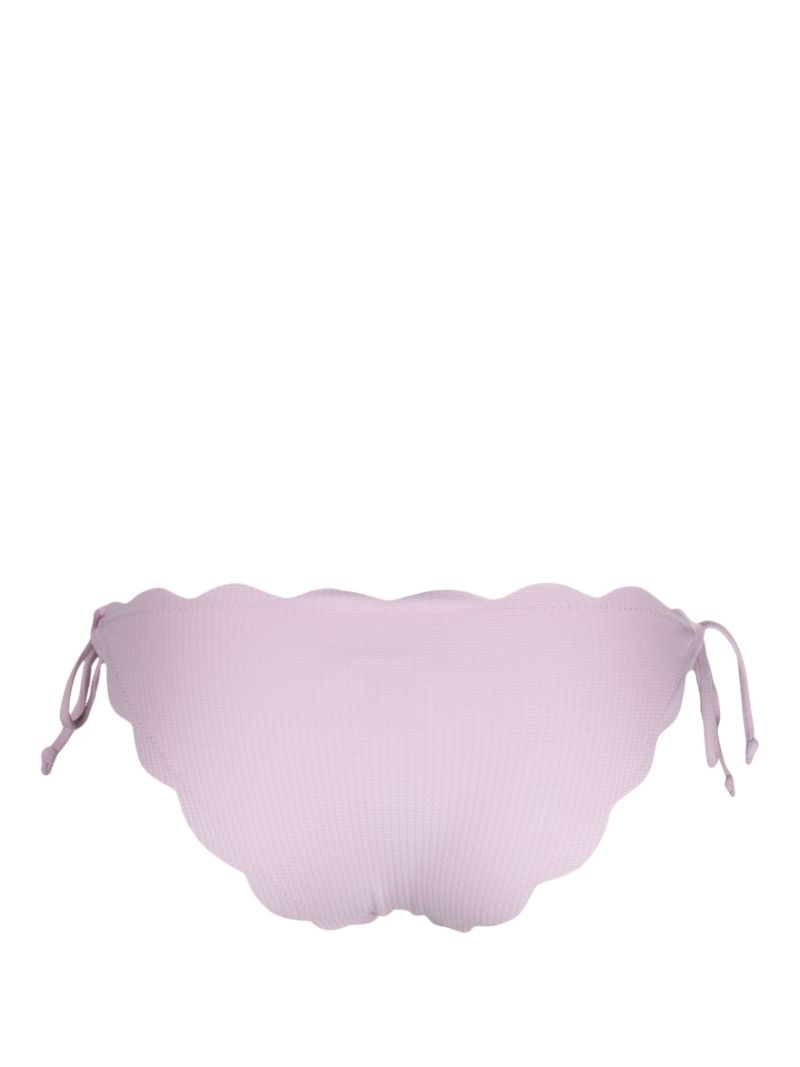 Purple Mott Scalloped Bikini Briefs