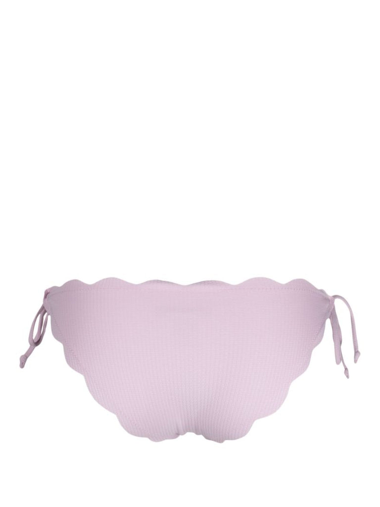 Purple Mott Scalloped Bikini Briefs
