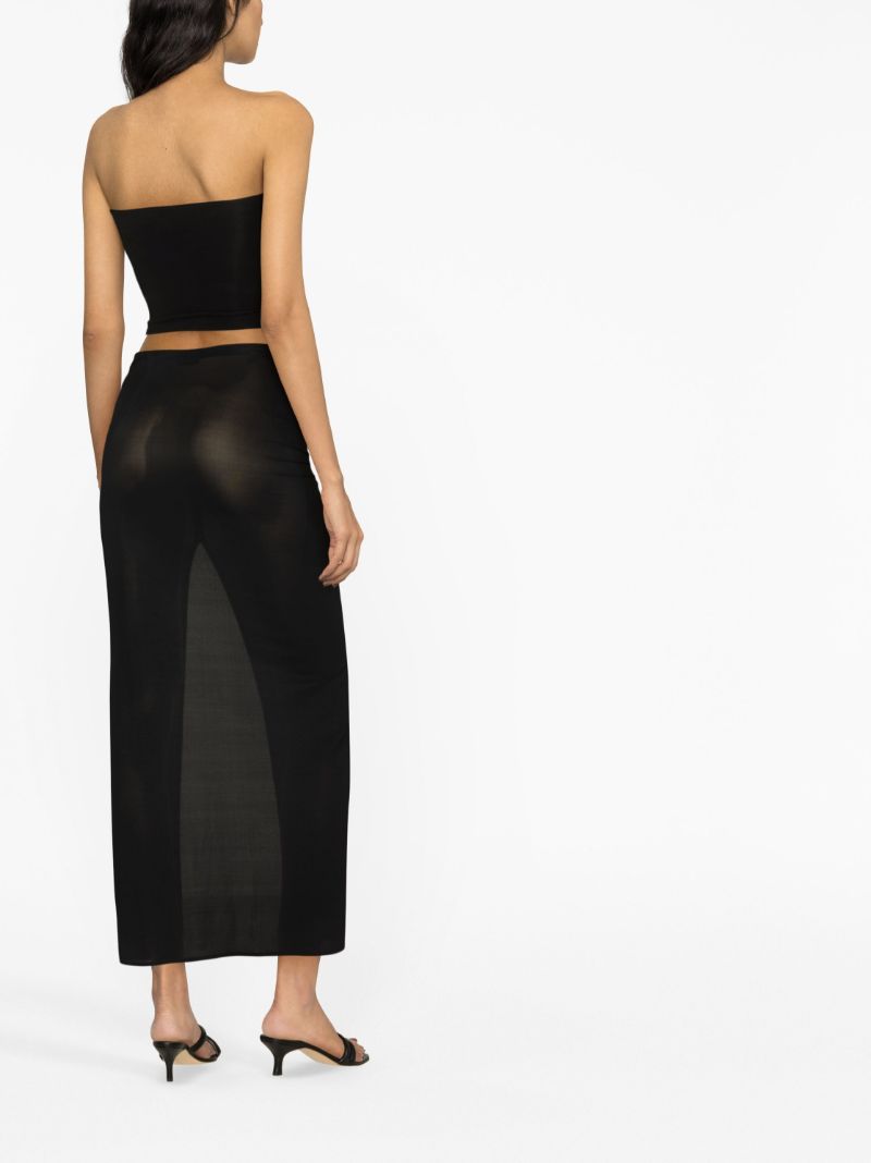 Black Rose AppliquÃ_x0083_Â© Skirt