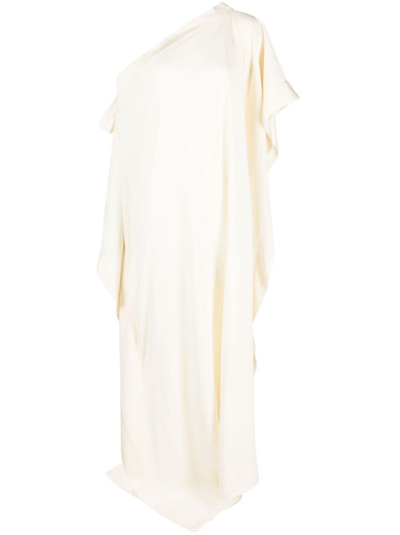 Neutral Aarons Asymmetric Gown