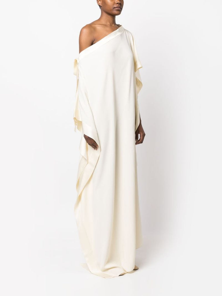 Neutral Aarons Asymmetric Gown