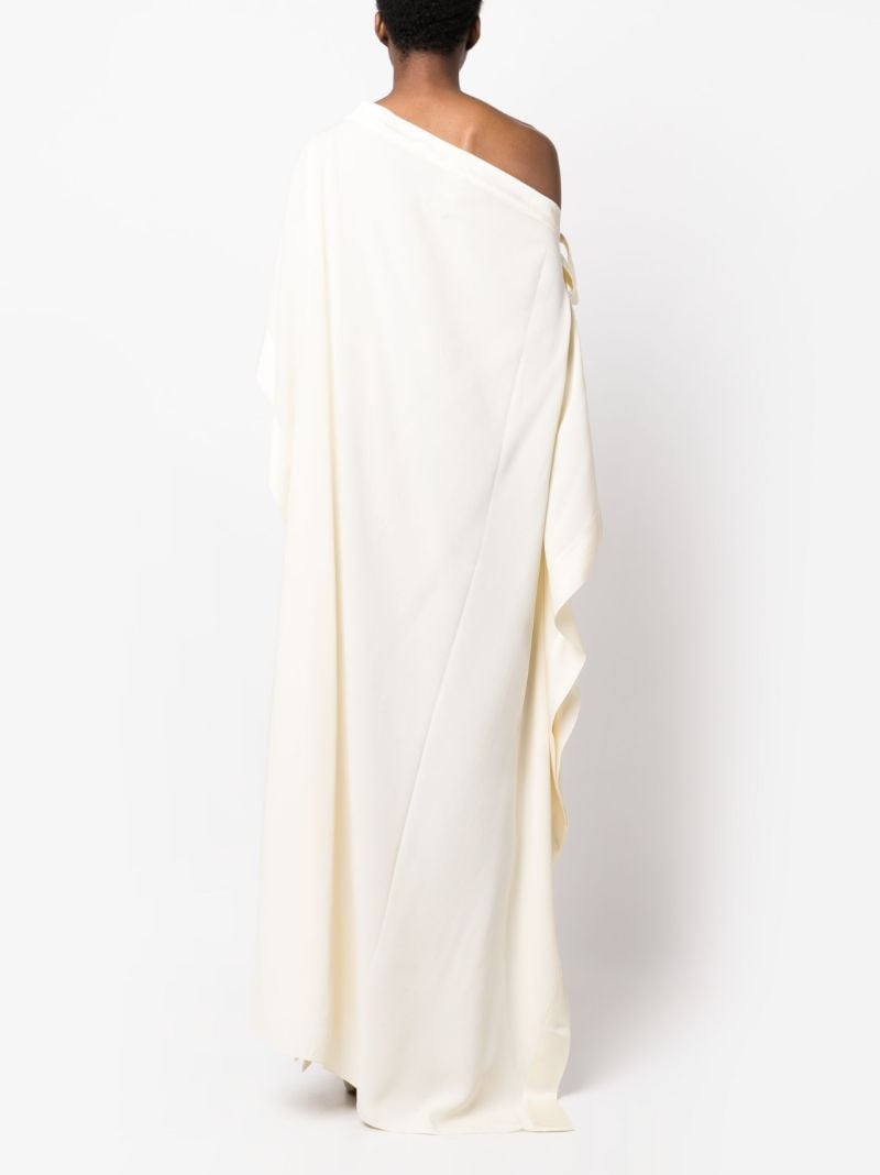 Neutral Aarons Asymmetric Gown
