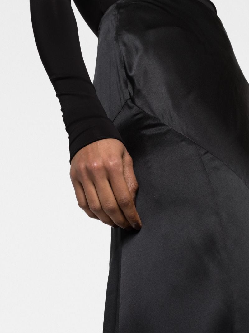 Black Jasmin Silk Maxi Skirt