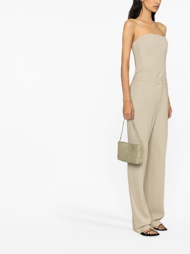 Neutral Fi Straight Tailored Trousers