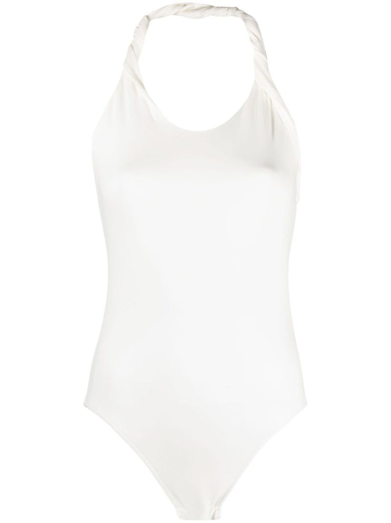 White Enya Halterneck Bodysuit