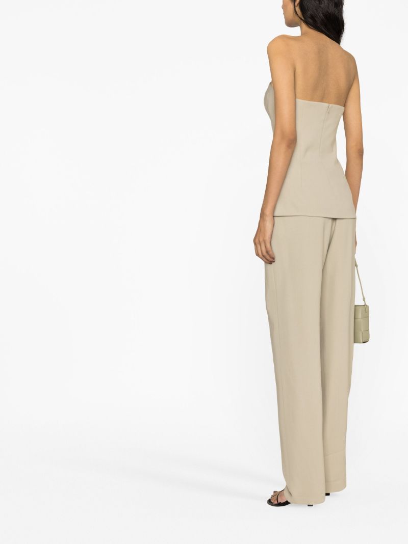 Neutral Agata Strapless Top