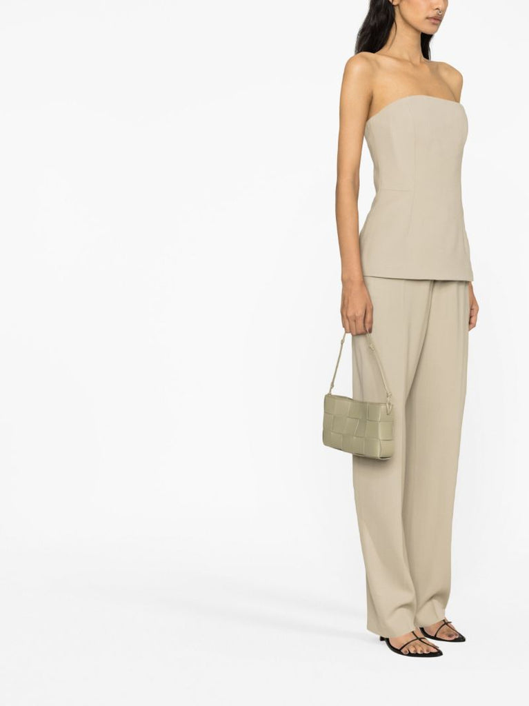 Neutral Agata Strapless Top