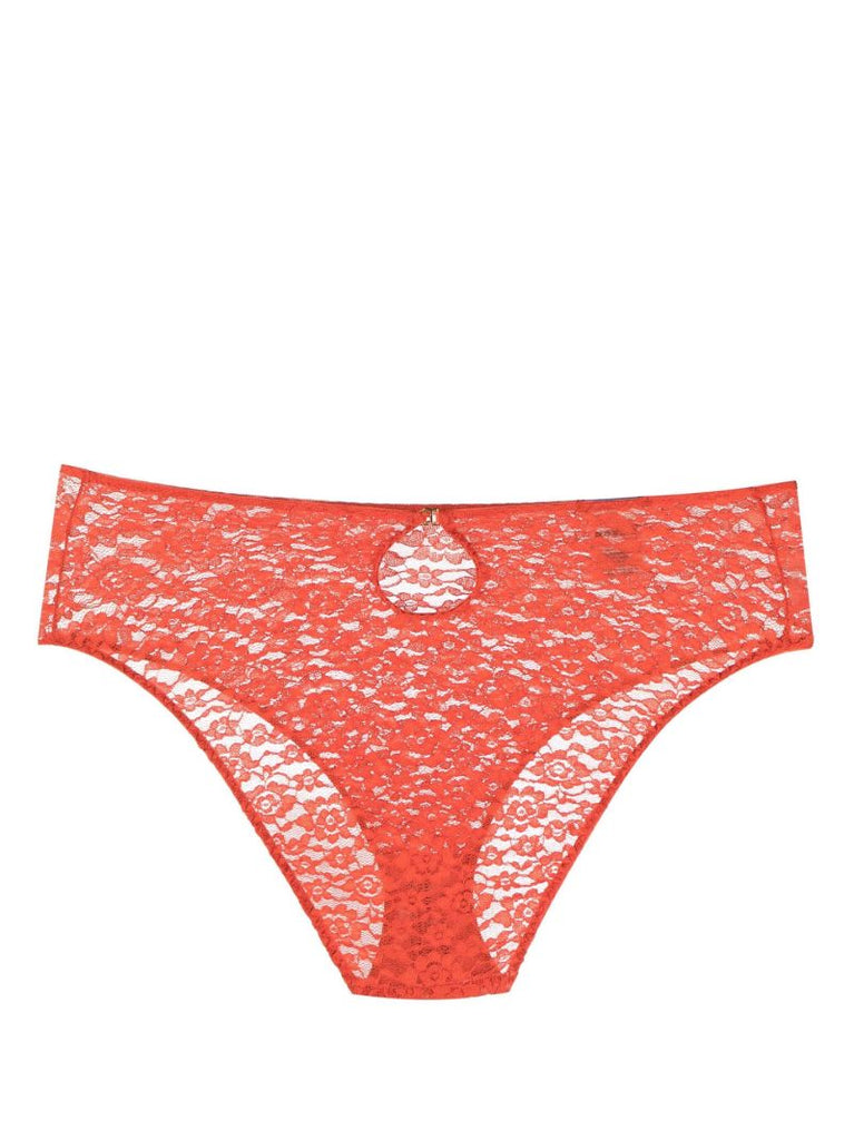 Orange Ardeur Lace Briefs