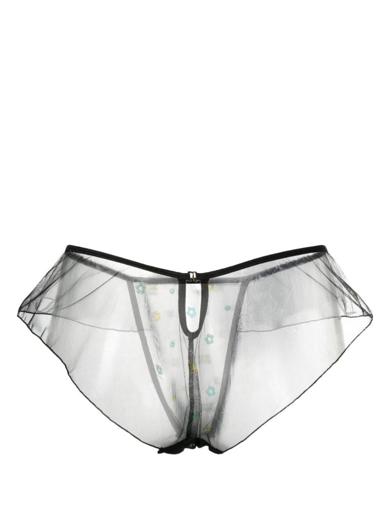 Black Jardin Loose Briefs