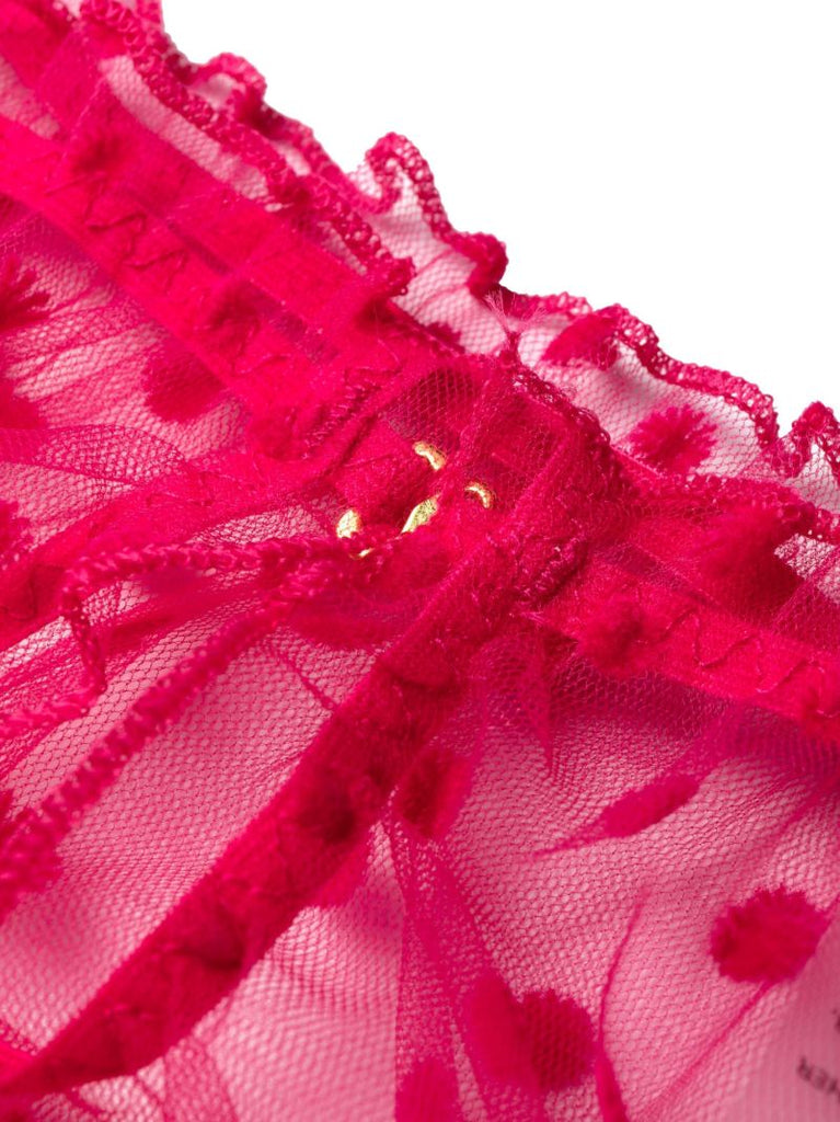 Pink Framboise Ruffled Briefs