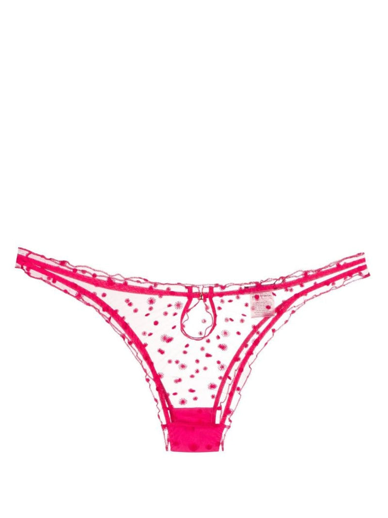 Pink Framboise Ruffled Briefs