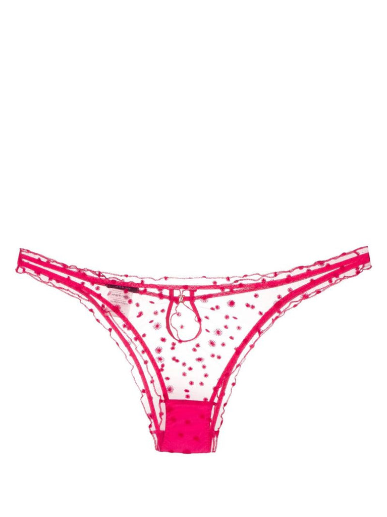 Pink Framboise Ruffled Briefs