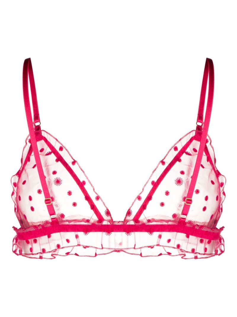 Pink Framboise Triangle Bra