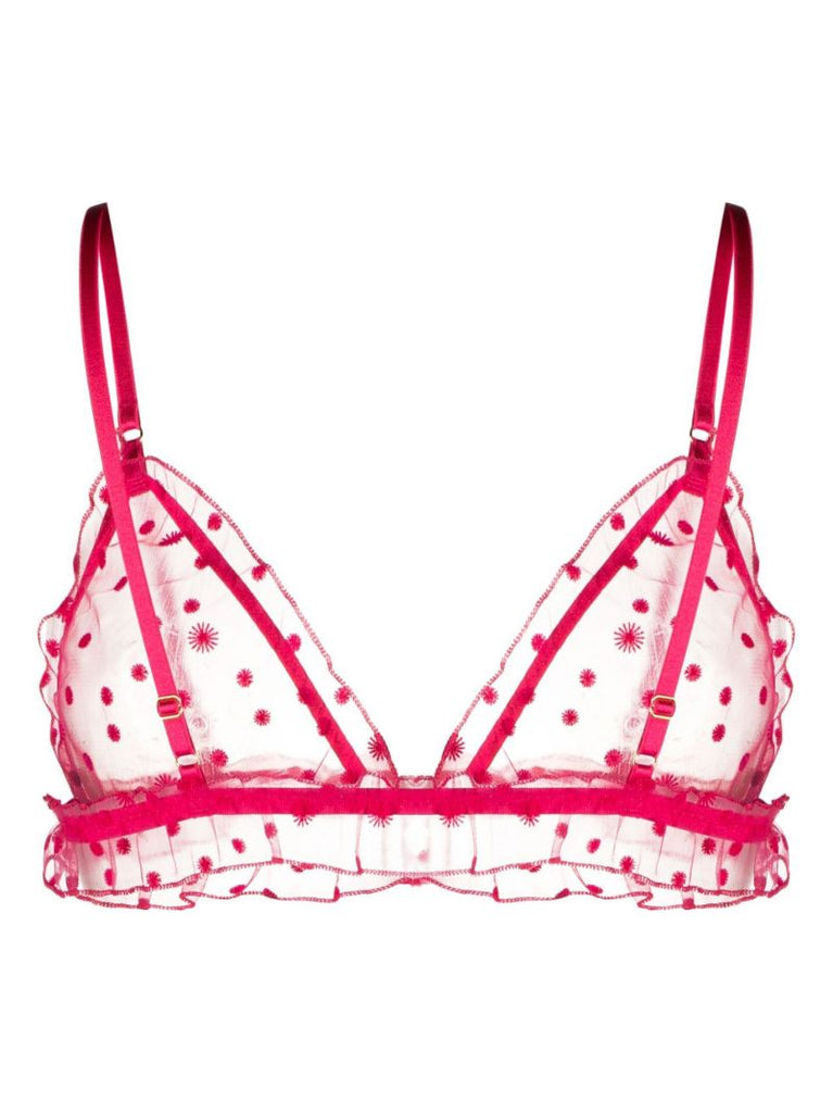 Pink Framboise Triangle Bra