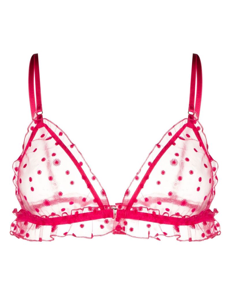 Pink Framboise Triangle Bra