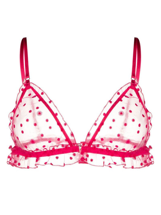 Pink Framboise Triangle Bra
