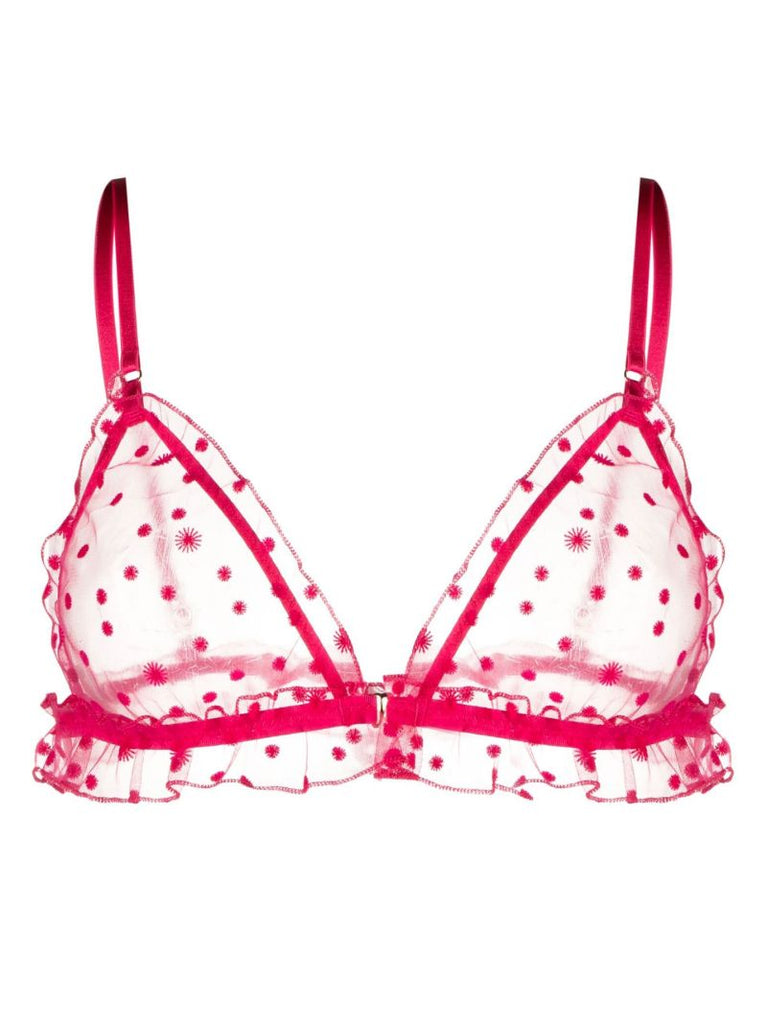 Pink Framboise Triangle Bra