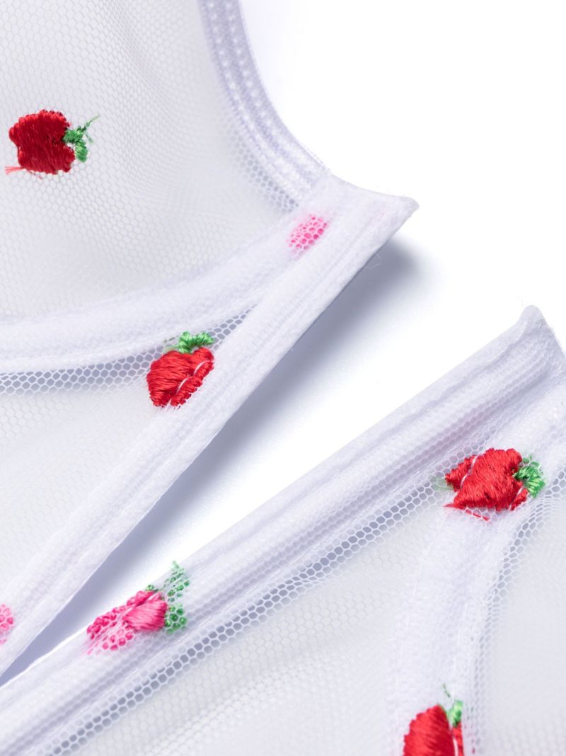 White Pomme Corset Bra